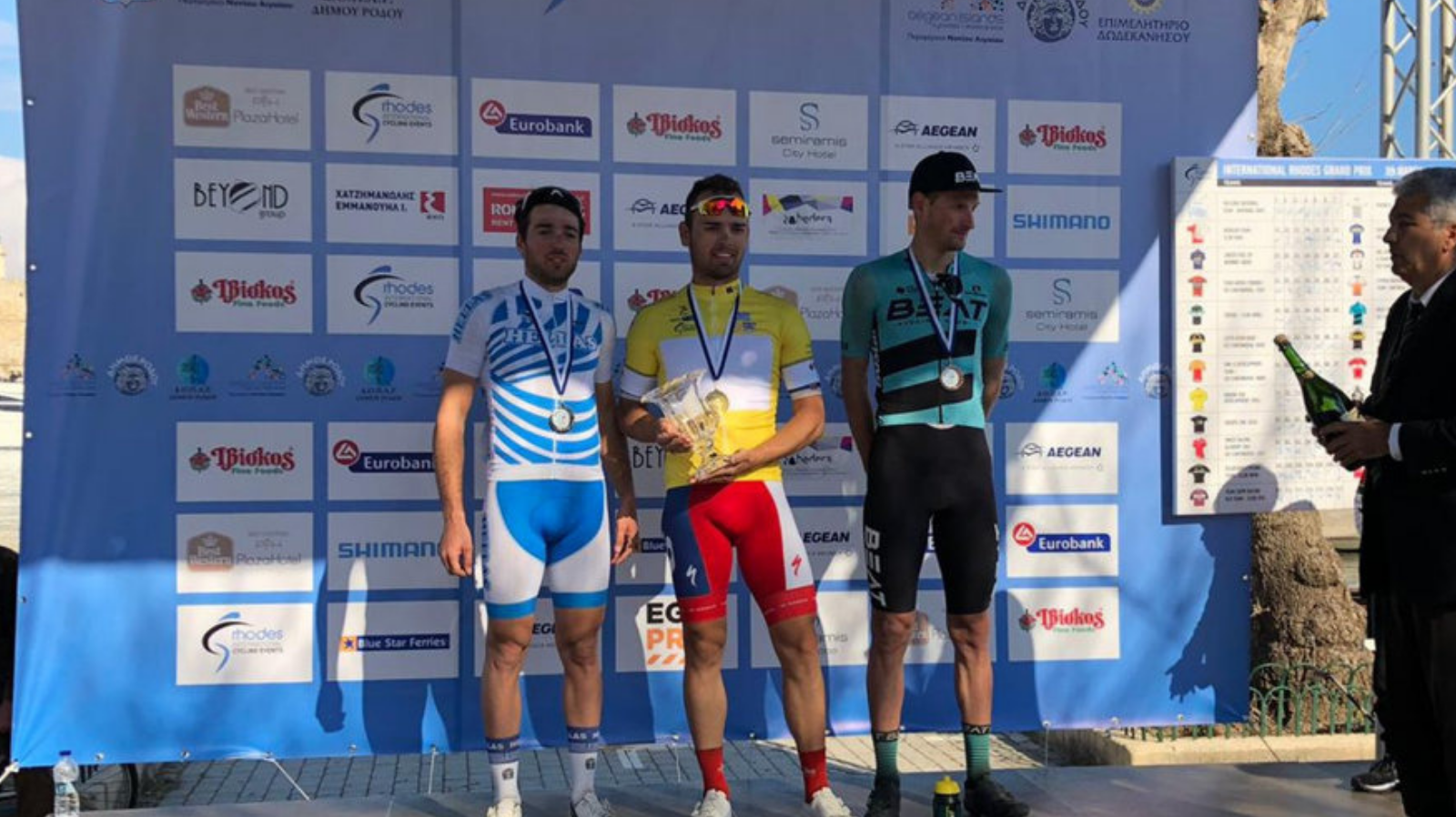 BUGTER SPRINT NAAR DERDE PLAATS IN RHODOS